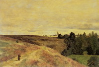 Коро (Corot) Жан Батист Камиль : Холмы с вереском у Вимутье