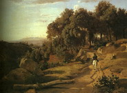 Коро (Corot) Жан Батист Камиль : Вид около Вольтерры