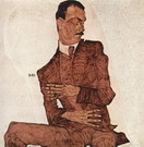 Шилле (Schielle) Эгон : Портрет Артура Рёслера