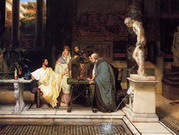 Альма-Тадема  Лауренс : Римский ценитель искусств