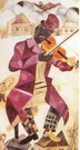 Шагал (Chagall) Марк Захарович: Зеленый скрипач