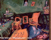 Шагал (Chagall) Марк Захарович: Мастерская