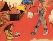 Шагал (Chagall) Марк Захарович: Праздник пурим
