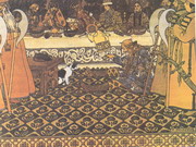 Билибин Иван Яковлевич : Иллюстрация к Сказке о царе Салтане 4