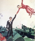 Шагал (Chagall) Марк Захарович: Прогулка