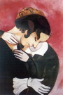 Шагал (Chagall) Марк Захарович: Розовые любовники