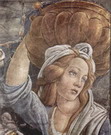 Боттичелли (Botticelli) Сандро (наст. Алессандро Ф: Фрески Сикстинской капеллы. Юность Моисея. Деталь 2