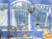 Шагал (Chagall) Марк Захарович: Окно с видом на сад