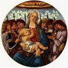 Боттичелли (Botticelli) Сандро (наст. Алессандро Ф: Мадонна с восемью поющими ангелами