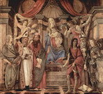 Боттичелли (Botticelli) Сандро (наст. Алессандро Ф: Мадонна на троне