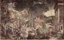 Боттичелли (Botticelli) Сандро (наст. Алессандро Ф: Фрески Сикстинской капеллы. Юность Моисея