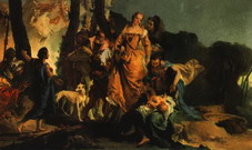 Тьеполо (Tiepolo) Джованни Баттиста: Нахождение Моисея