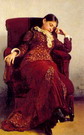 Репин Илья Ефимович: Портрет В.А.Репиной, жены художника