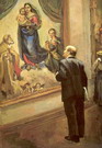 Налбандян Дмитрий Аркадьевич : Ленин в Дрезденской галерее в 1914 году