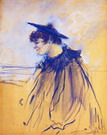 Тулуз-Лотрек (De Toulouse-Lautrec) Анри Мари Раймо: В баре Стар. Певица мисс Долли