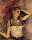 Тулуз-Лотрек (De Toulouse-Lautrec) Анри Мари Раймо: Эскиз танцовщицы