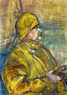 Тулуз-Лотрек (De Toulouse-Lautrec) Анри Мари Раймо: Морис Жуаян в бухте Соммы. Фрагмент