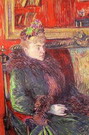 Тулуз-Лотрек (De Toulouse-Lautrec) Анри Мари Раймо: Портрет мадам Горцикофф