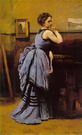 Коро (Corot) Жан Батист Камиль : Леди в голубом