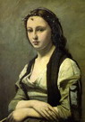 Коро (Corot) Жан Батист Камиль : Женщина с жемчугом