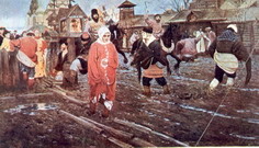 Рябушкин Андрей Петрович: Московская улица 17 века в праздничный день
