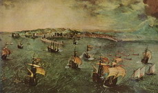 Брейгель (Breughel, Brueghel или Bruegel) Питер, С: Гавань в Неаполе