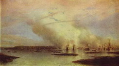 Боголюбов Алексей Петрович: Гангутское сражение 27 июля 1714 года