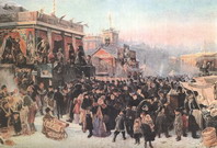 Маковский Константин Егорович: Народное гуляние на Адмиралтейской площади