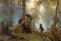 Шишкин Иван Иванович : Утро в сосновом лесу