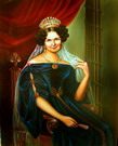 Родионов: Портрет королевы Греции Амалии Ольденбургской