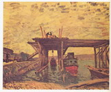 Сислей Альфред: Строительство моста