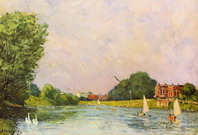 Сислей Альфред: Темза близ Хэмптон-Корта