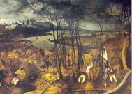 Брейгель (Breughel, Brueghel или Bruegel) Питер, С: Серия Времена года. Сумрачный день