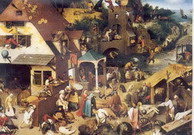 Брейгель (Breughel, Brueghel или Bruegel) Питер, С: Фламандские пословицы