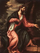 Веронезе (Veronese) Паоло (наст. имя Паоло Кальяри: Христос и самаритянка. Фрагмент