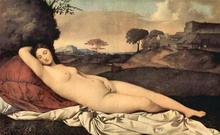 Джорджоне (Giorgione) (наст. имя и фам. Джорджо Ба: Спящая Венера