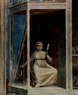Джотто ди Бондоне (Giotto di Bondone) : Благовещение Св.Анны. Фрагмент