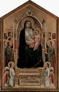 Джотто ди Бондоне (Giotto di Bondone) : Богоматерь с младенцем на троне
