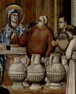 Джотто ди Бондоне (Giotto di Bondone) : Брак в Канне Галилейской. Фрагмент