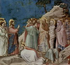Джотто ди Бондоне (Giotto di Bondone) : Воскрешение Лазаря