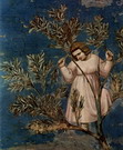Джотто ди Бондоне (Giotto di Bondone) : Въезд в Иерусалим. Фрагмент 1