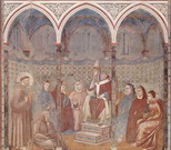 Джотто ди Бондоне (Giotto di Bondone) : Жизнь Св.Франциска Ассизкого. Проповель перед султаном
