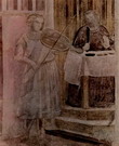 Джотто ди Бондоне (Giotto di Bondone) : Пир Ирода. Фрагмент