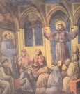 Джотто ди Бондоне (Giotto di Bondone) : Явление Св.Франциска монахам в Арле