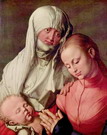 Дюрер (Durer) Альбрехт : Дева Мария с младенцем и Св.Анной
