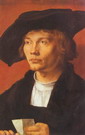 Дюрер (Durer) Альбрехт : Портрет молодого человека. Берхарт ван Рестен