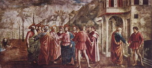 Мазаччо (Masaccio) (наст. имя Томмазо ди Джованни ди Симоне Кассаи, Tomasso di Giovanni di Simone Cassai): Чудо со статире
