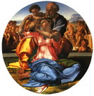 Микеланджело Буонарроти (Michelangelo Buonarroti) : Мадонна Дони