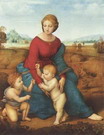 Рафаэль (наст. имя Рафаэлло Санти) (Raffaello Sant: Мадонна с младенцем Христом и Иоанном Крестителем