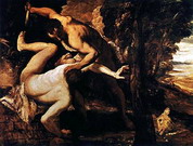 Тинторетто (Tintoretto) (наст. фам. Робусти, Robus: Каин убивает Авеля